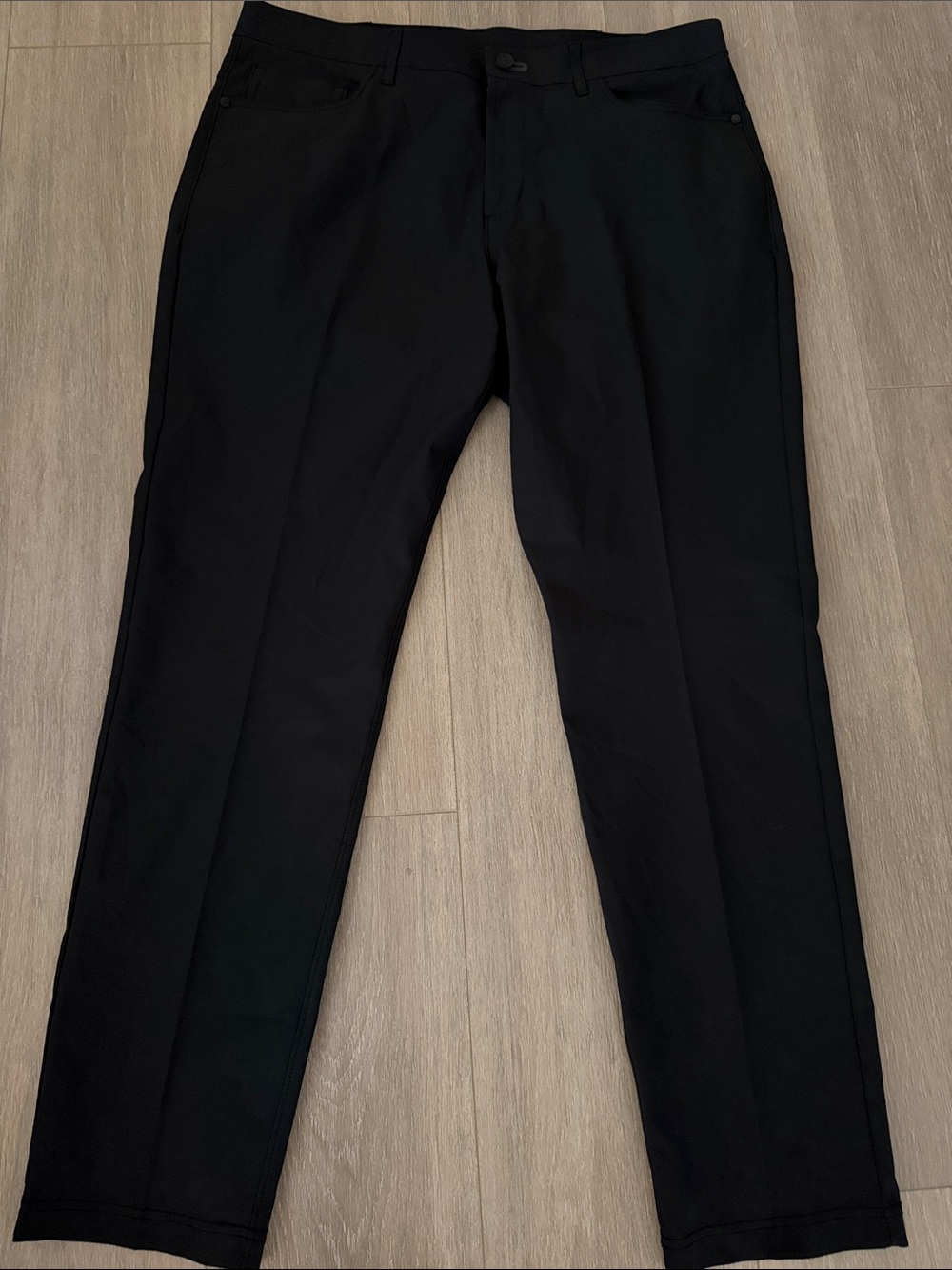 Classic Black Men's Dress Pants - Modern Tailored Fit
